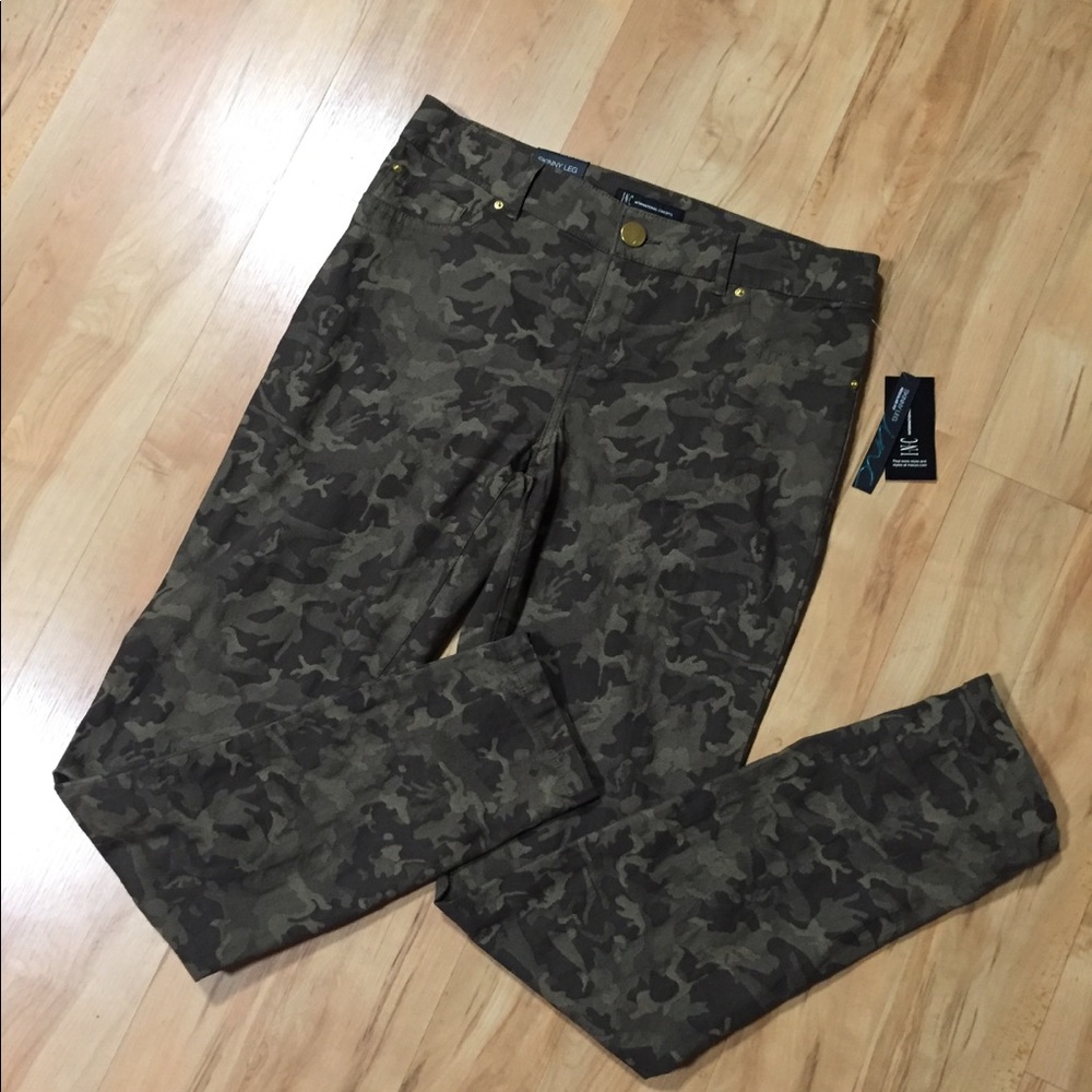 INC Skinny Camo Jeans